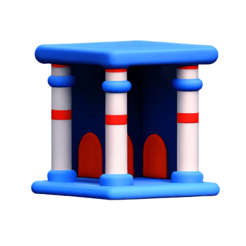 jail 3d rendering icon illustration png
