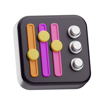 podcast Mixer 3d illustration png