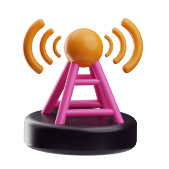 podcast transmission 3d illustration png