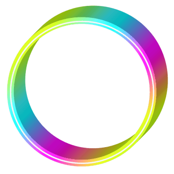 circles frames with rainbow colors png