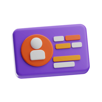 transport and sign object driver license 3d illustration png
