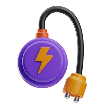 transport and sign object Electric Service 3d illustration png