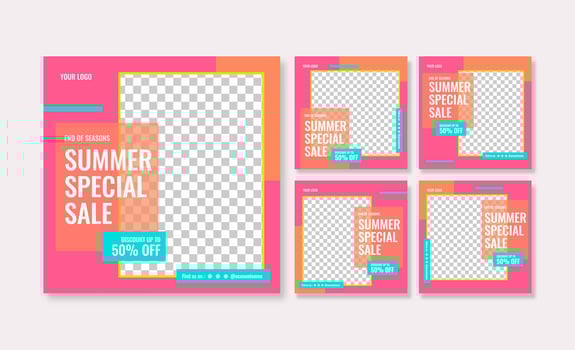 World environment day social media post template vector