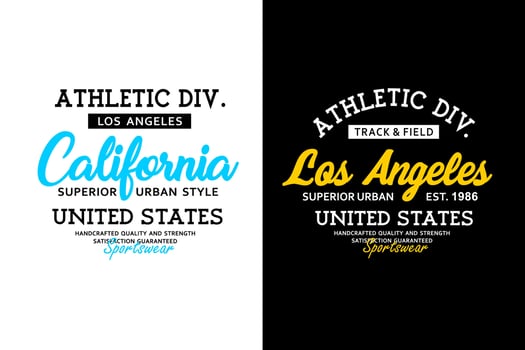 California Los Angeles, for print on t shirts etc. vector