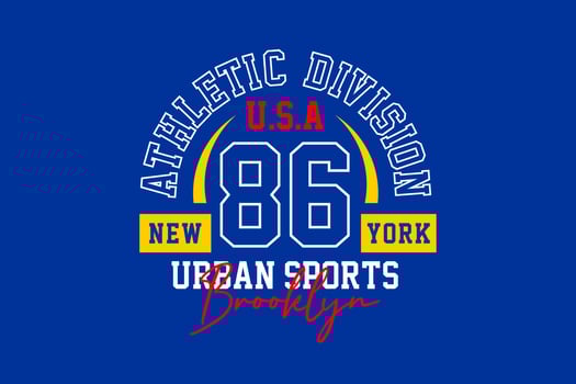 Urban Sports Brooklyn, for print on t shirts etc. vector