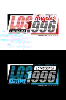 Los Angeles, for print on t shirts etc. vector