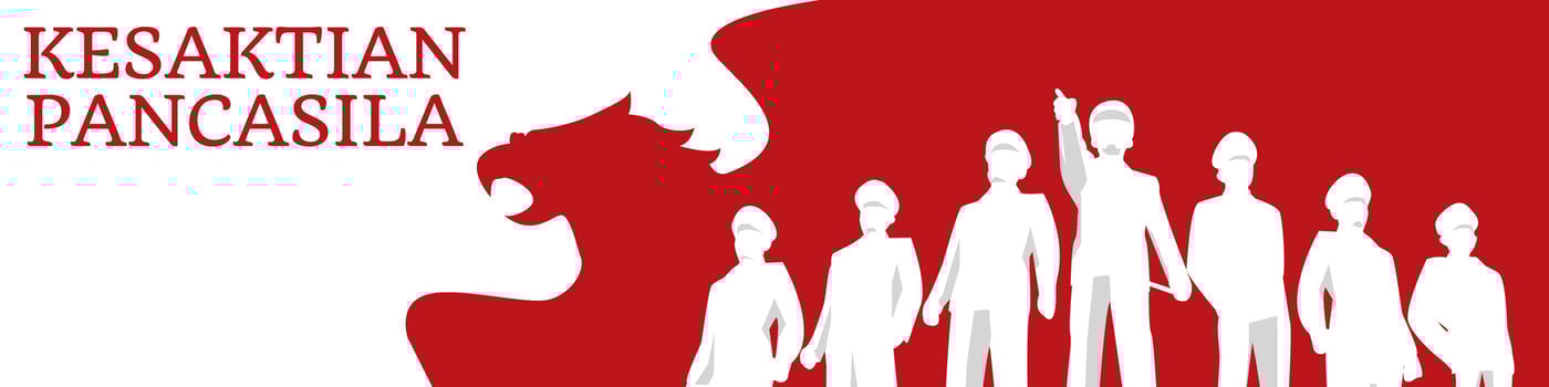 Sanctity of Indonesian Ideology day suitable for indonesian patriotism themed illustration vector