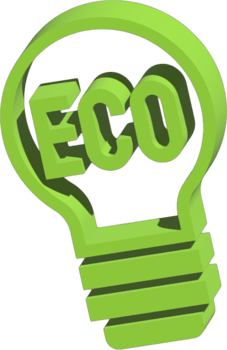 eco icon element for environment or ecologically concept png