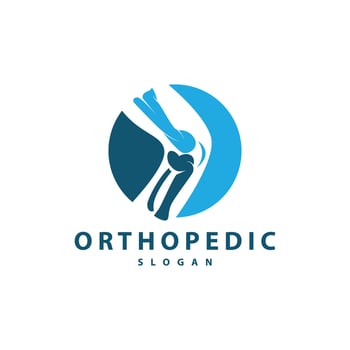 Minimalist Bone Health Logo Illustration Template Design vector