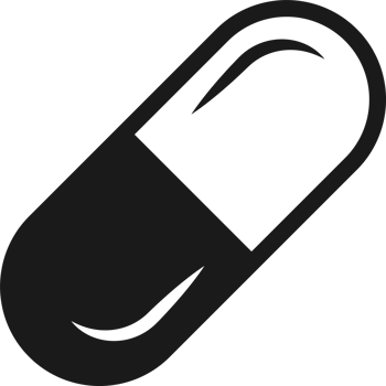 Pill flat icon medical drugs symbol for graphic design, logo, website, social media, mobile app, ui illustration png