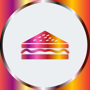Unique Sandwich Vector Icon