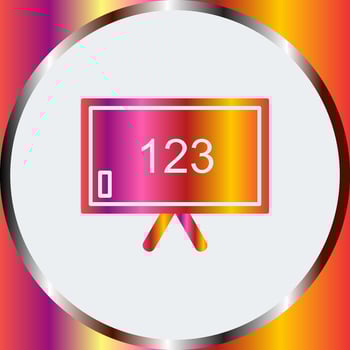 Unique Classroom Board Vector Icon