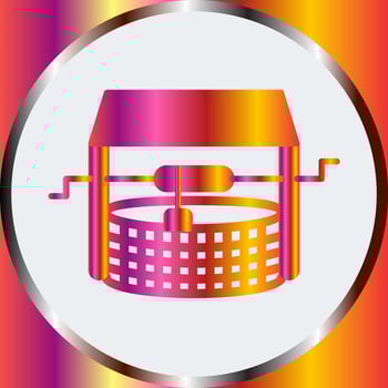 Water Well Vector Icon