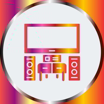 Home Theater Vector Icon