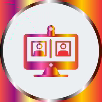 Videocall Vector Icon
