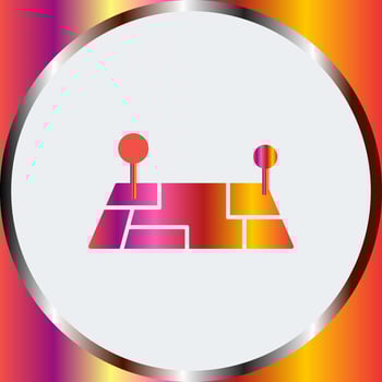 Pin Location Vector Icon