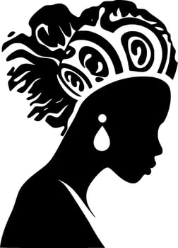 Africa, Minimalist and Simple Silhouette - Vector illustration