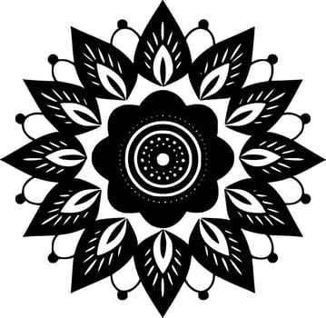 Mandala - High Quality Vector Logo - Vector illustration ideal for T-shirt graphic