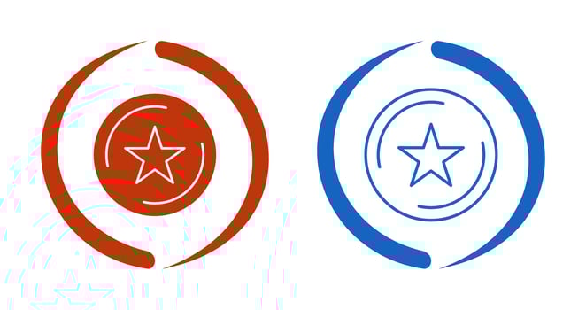Unique Favorite Vector Icon