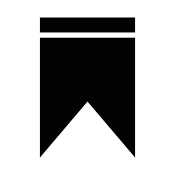 Book Mark Vector Glyph Icon For Personal And Commercial Use.
