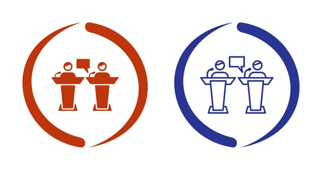 Debate Vector Icon