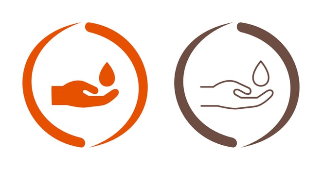 Hands Airdrop Vector Icon