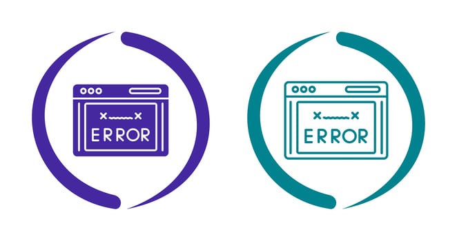 Error Code Vector Icon