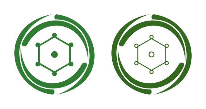 Unique Nodes Vector Icon