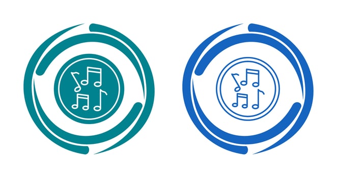 Musical Notes Vector Icon
