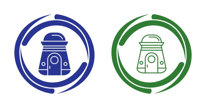 Space Capsule Vector Icon