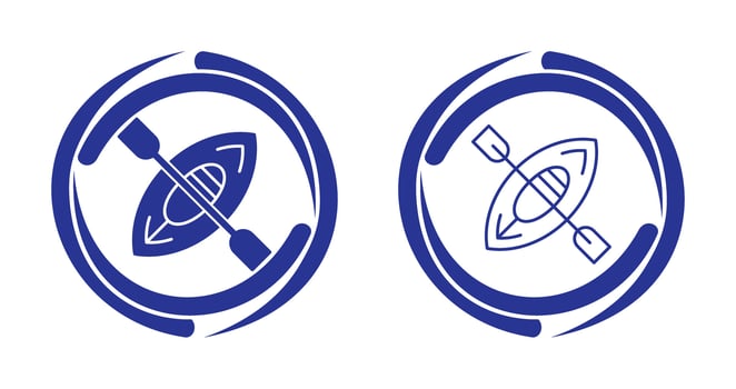 Kayak Vector Icon