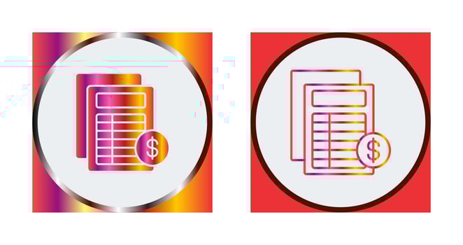 Invoice Vector Icon