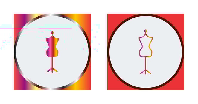 Dress Holder Vector Icon