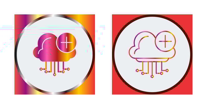 Cloud Computing Vector Icon