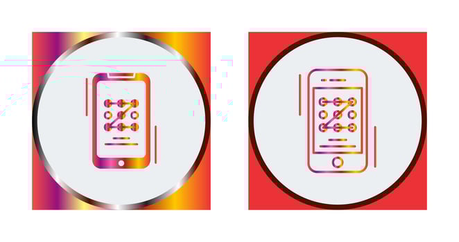 Pattern Code Vector Icon
