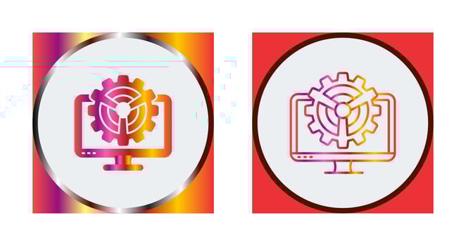 Monitor Vector Icon