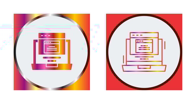 Pop Up Vector Icon
