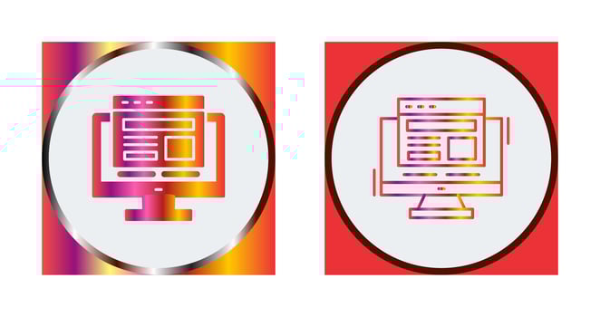 Adaptive Layout Vector Icon