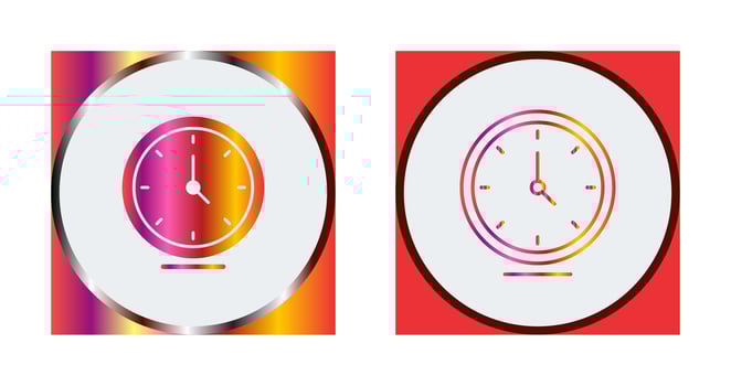 Clock Vector Icon
