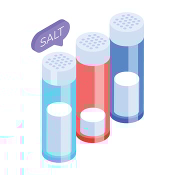 Restaurant Isometric Icons vector