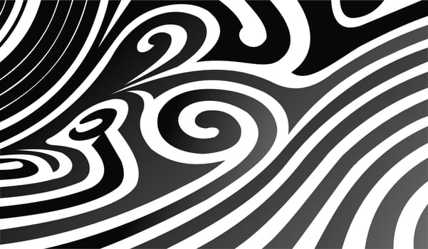 straight lines spiral lines wavy lines vector