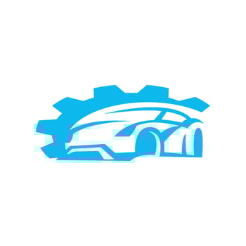 Car checking icon, logo illustration vector design template