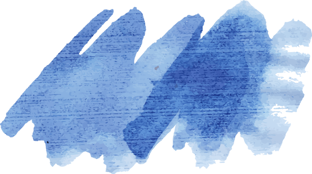 abstract blue watercolor brush png