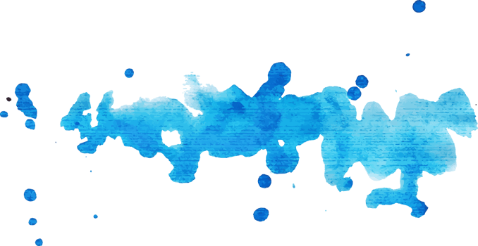 blue splash watercolor paint png