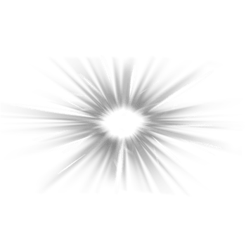 white glowing light burst explosion png