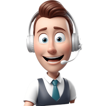 Customer Service Character. AI Generative png