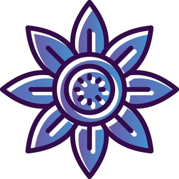 Sunflower Vector Icon Design