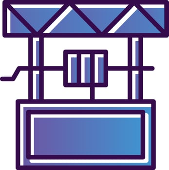 Water Well Vector Icon Design