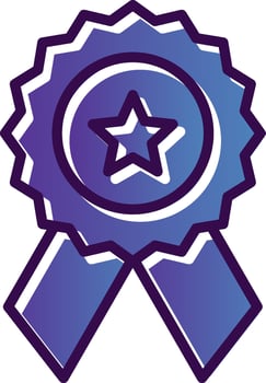 Award Vector Icon Design