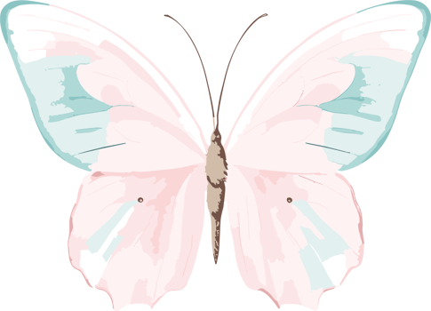colorful butterfly ai generative png